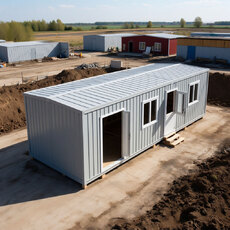 Бытовка строительная 8,0х2,4х2,5 м - Производство блочно-модульных зданий 