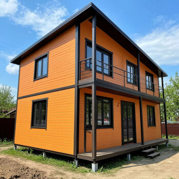 Модульное двухэтажное здание 12,0x2,4x5,0 м - Производство блочно-модульных зданий 