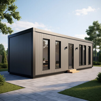 Двухсекционное модульное здание 7,0х4,8х2,5 м - Производство блочно-модульных зданий 