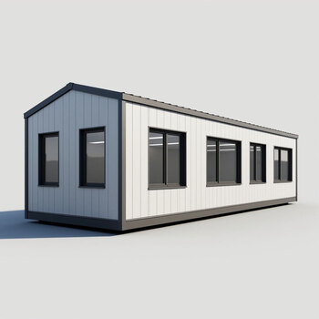 Трёхсекционное модульное здание 8,0х7,2х2,5 м - Производство блочно-модульных зданий 